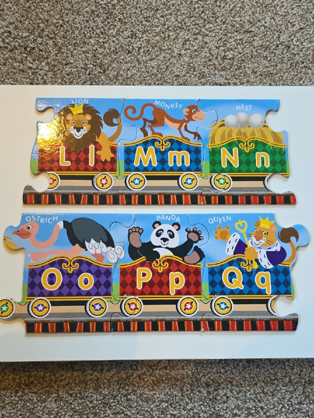 Melissa & Doug Alphabet Express Puzzle 27 Piece Floor Puzzle 10 Feet Long!